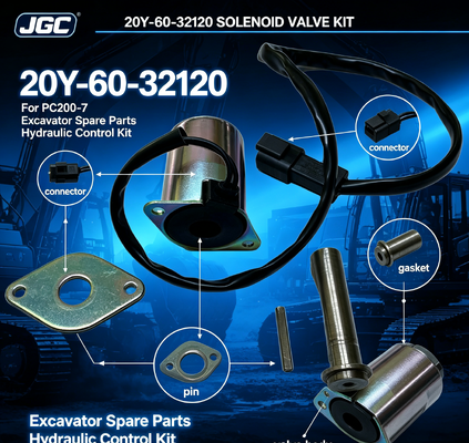 PC200-7 Baumaschinenteile Baggerersatzteile Magnetventil für 20Y-60-32120