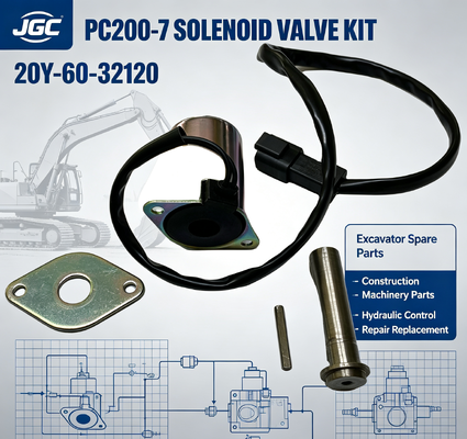 PC200-7 Baumaschinenteile Baggerersatzteile Magnetventil für 20Y-60-32120