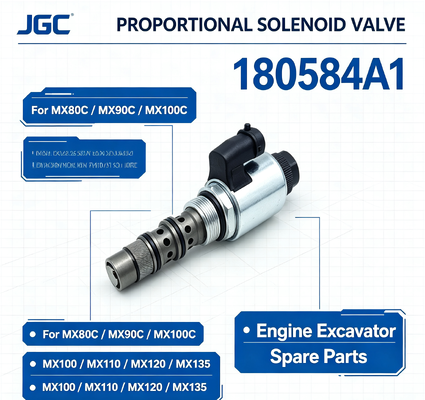 180584A1 Proportional-Magnetventil für MX80C MX90C MX100C MX100 MX110 MX120 MX135 Motorbagger Ventil Ersatzteile