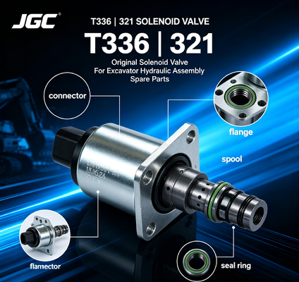 T336 | 321 Hochwertiges Original-Magnetventil für Bagger-Hydraulik-Baugruppen-Ersatzteile