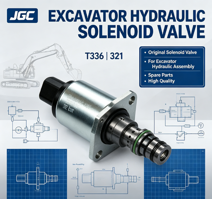 T336 | 321 Hochwertiges Original-Magnetventil für Bagger-Hydraulik-Baugruppen-Ersatzteile
