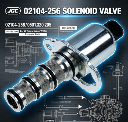 02104-256 0501-320-205   Baggerteile Magnetventil für ZF-Getriebe WG98