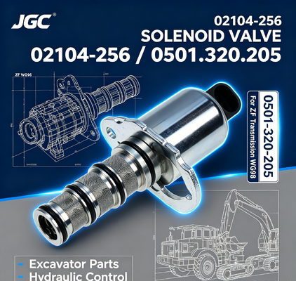 02104-256 0501-320-205   Baggerteile Magnetventil für ZF-Getriebe WG98