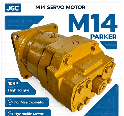 M14 Parker Servomotor 10 PS Hochdrehmoment hydraulischer Motor für Minibagger