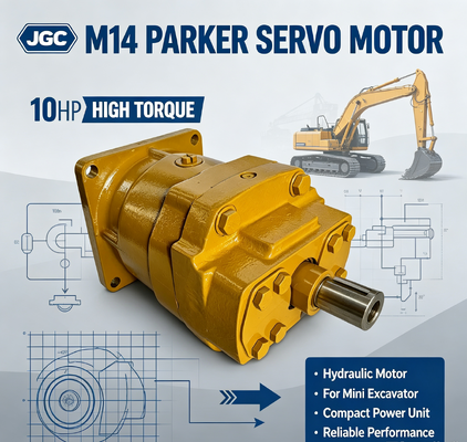 M14 Parker Servomotor 10 PS Hochdrehmoment hydraulischer Motor für Minibagger