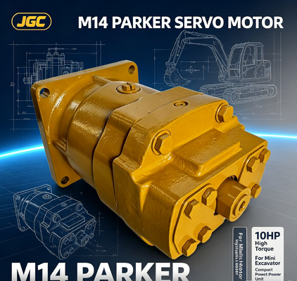 M14 Parker Servomotor 10 PS Hochdrehmoment hydraulischer Motor für Minibagger