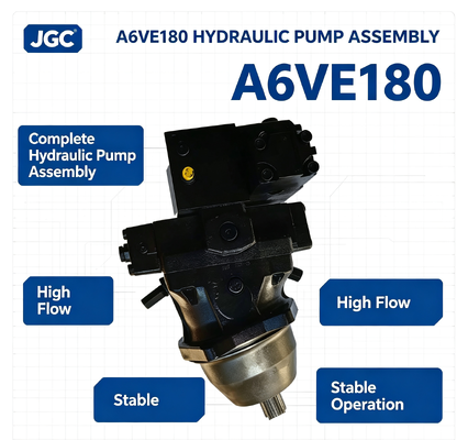 A6VE180 Komplette Hydraulikpumpenbaugruppe Hoher Durchfluss Stabiler Betrieb