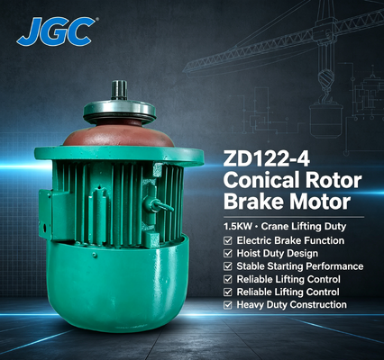 ZD122-4 Kranhubmotor Typ 1,5KW Konischer Rotorbremsmotor