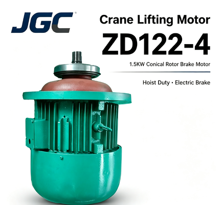 ZD122-4 Kranhubmotor Typ 1,5KW Konischer Rotorbremsmotor
